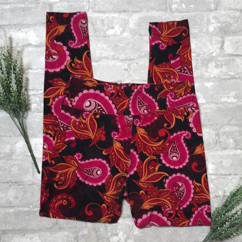Floral Lularoe Everyday Leggings - Picture 8 of 8